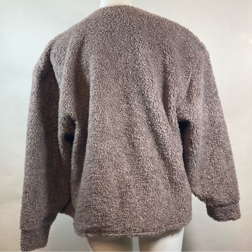 💙NWT! Express Open Front Sherpa Sweater Cardigan - Picture 10 of 11